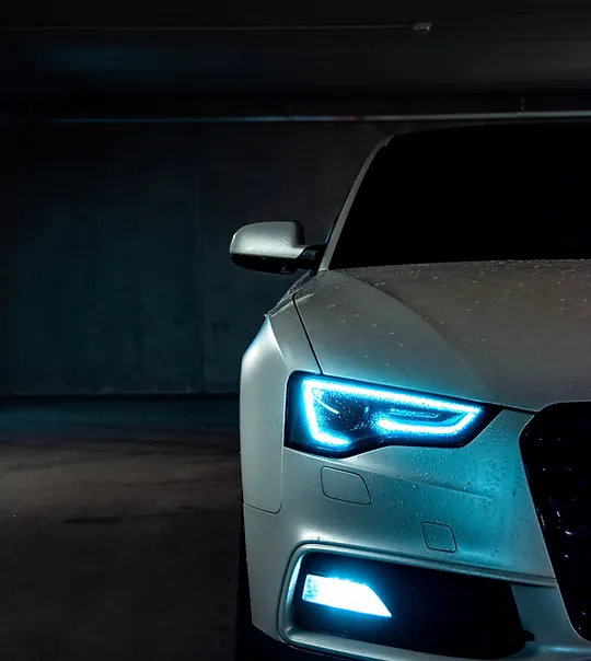 Close‑up van premium auto front bij Imex Cars – kwaliteit tweedehands voertuigen België