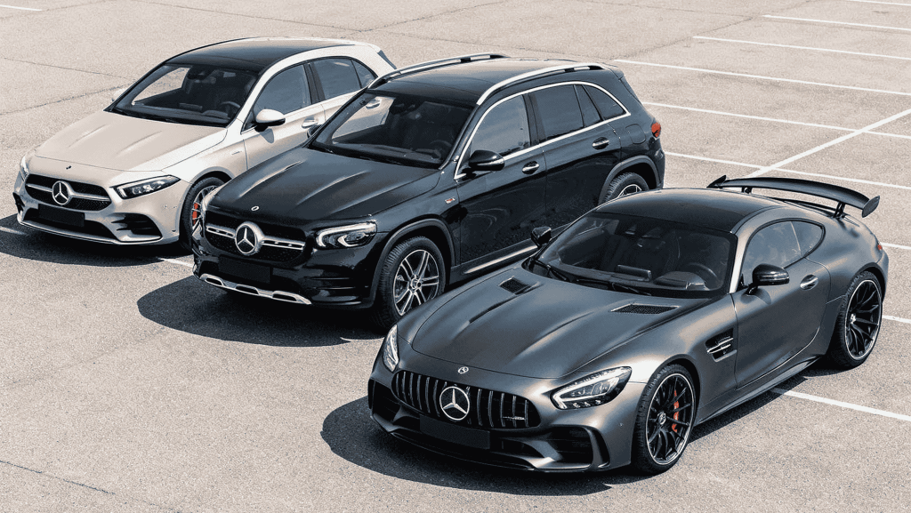 Auto opkoper Mercedes Imex Cars koopt modellen op zoals de A-klasse, GLC en verschillende AMG modellen